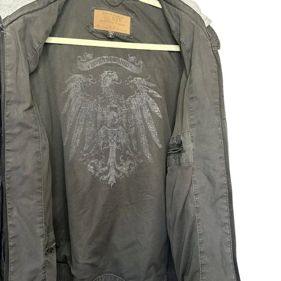 Guess Men’s Jacket with Detachable Hoodie Size XL - Picture 7 of 14